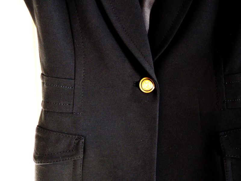 Elie Tahari Navy Blue Ladies Blazer Designer Suit Jacket