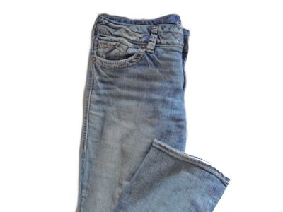 90s Silver Suki Mid Rise Lades Blue Jeans 33/32