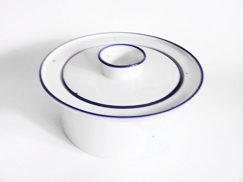 Niels Refsgaard Dansk Denmark Blue Mist Lidded Server