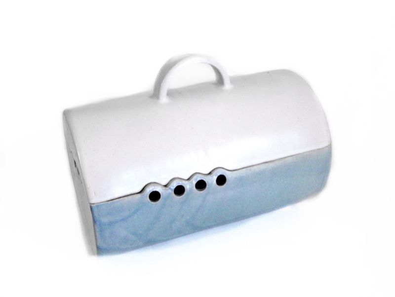 Mid Century Round Bread Box Bin Beautiful Decor