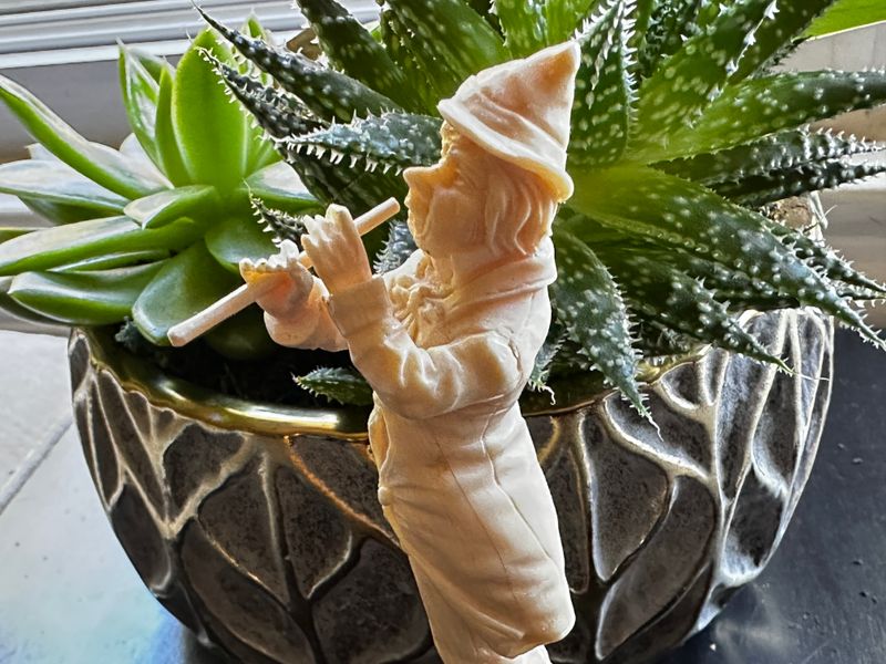19th Century Ivory Musician Pied Piper
