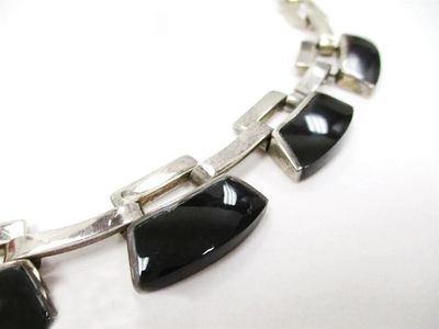 Silver Taxco Mexico Statement Necklace