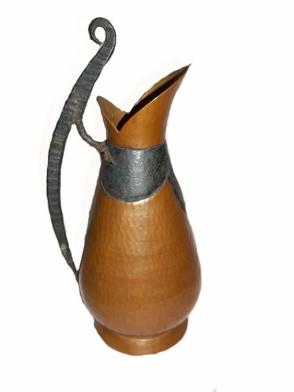 Craftsman Hammered Copper Forged Iron Ewer Sg&#39;d Mugaritz