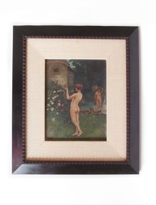 1920's Art Deco Naked Flappers in Garden