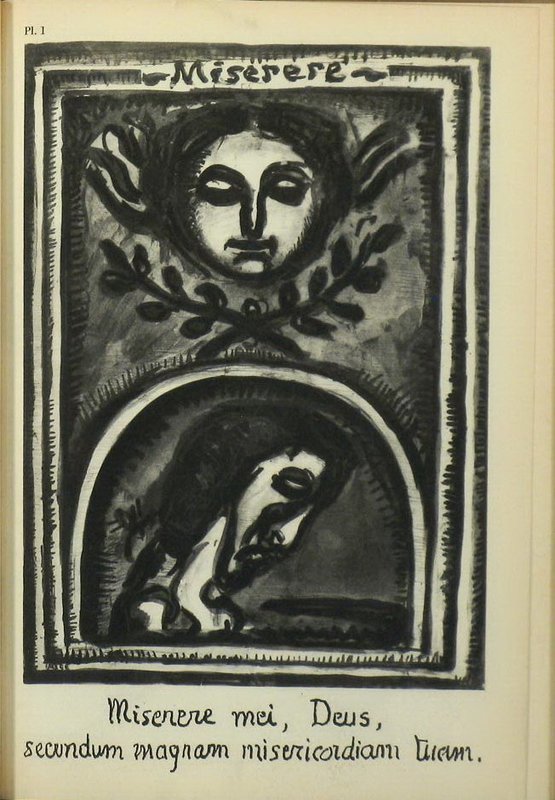 MOMA 1st Ed Miserere by Georges Rouault 1952 Gravure