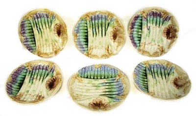 French Majolica Asparagus Server
