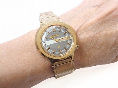 Bulova Accutron Two-Tone Asymmetrical MCM Watch