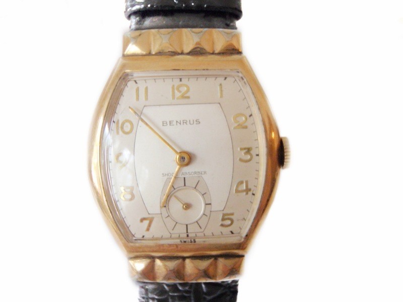 1940s Benrus Dress Watch with Fancy Hidden Lugs