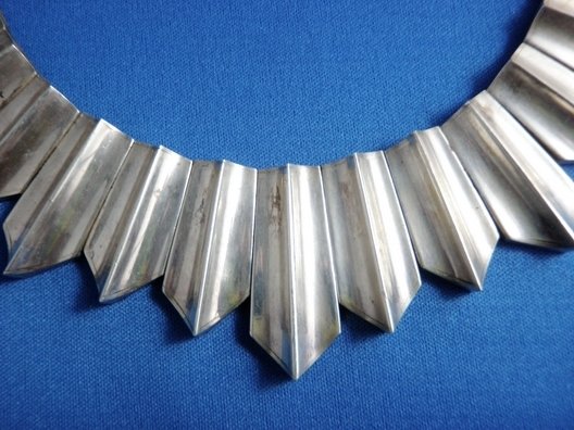 Pineda Zig Zag Taxco Silver necklace
