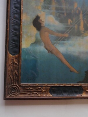 Gorgeous Period Art Deco Gesso Frame