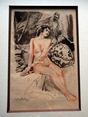 Almery Lobel-Riche SIGNED and Framed Aquatint