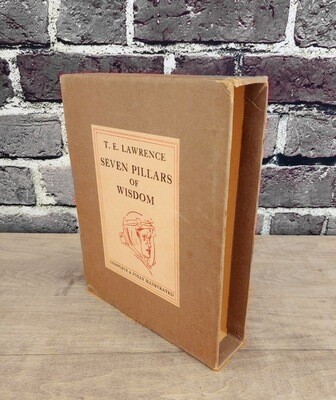 1st Trade Ed Lawrence of Arabia by Lawrence in Slipcase 