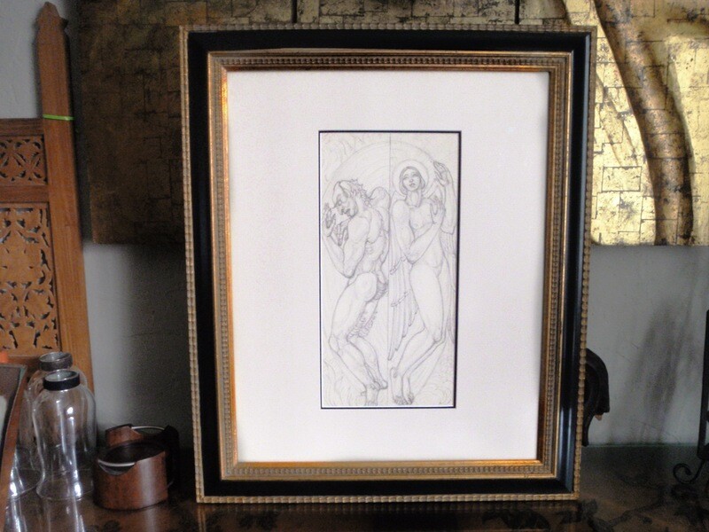 Transformation of Archangel Lucifer Professionally Framed
