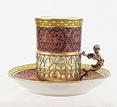 Ryrie Birks - Addi Bros. Silver Cherub teamed with Limoges 