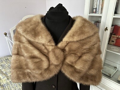Vintage Mink Capelet for Evening Wear
