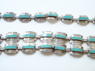 Showing the Necklace and Bracelet Side by Side