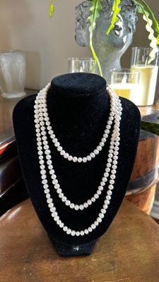 60 Inch Pearl Necklace Timeless Elegance