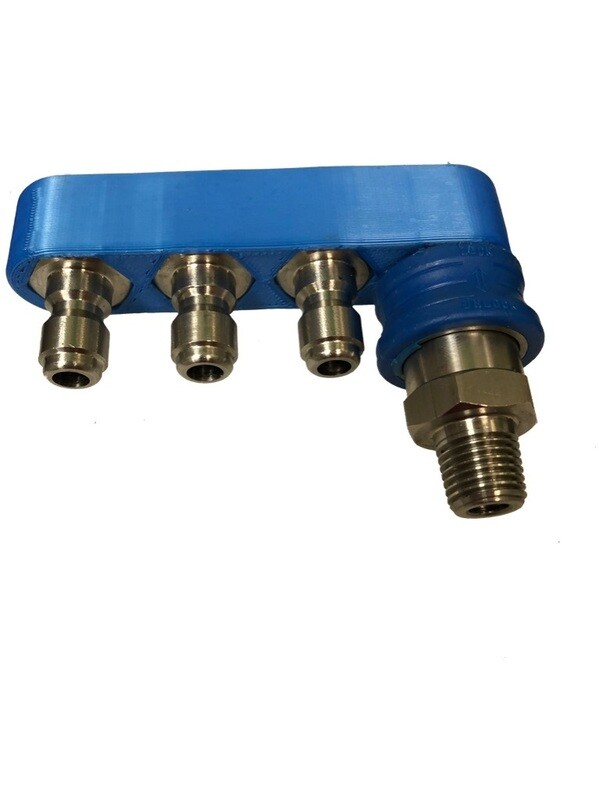 Blue J-Rod Nozzle Holder - QUAD