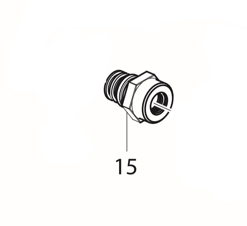 AR| [15] Fitting 1/4&quot; GMF (pressure gauge)