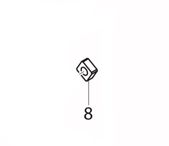 AR | [8] Nut M8 (SS)