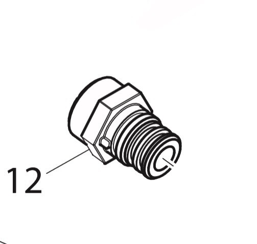 AR| [12] Fitting 3/8&quot; GF (pressure ports)