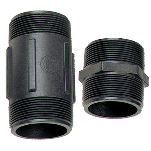 Nipple | 1/2&quot; X SHORT POLY-P NIPPLE
