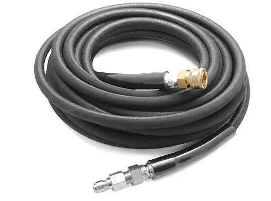 HP Hose | 100&#39; x 3/8&quot; Black | 1 Wire (4k PSI)