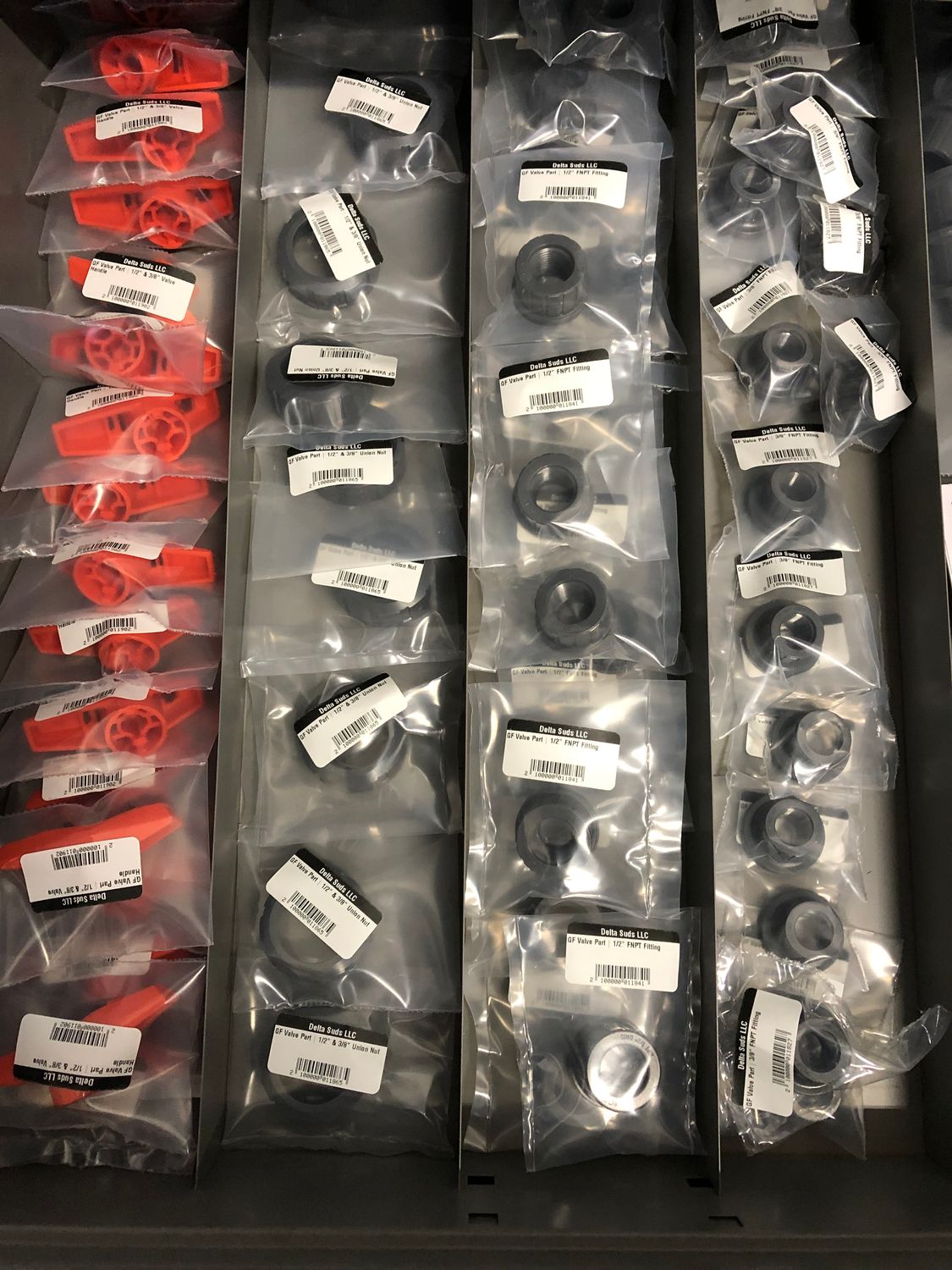GF Valve Part | 1/2&quot; &amp; 3/8” Union Nut