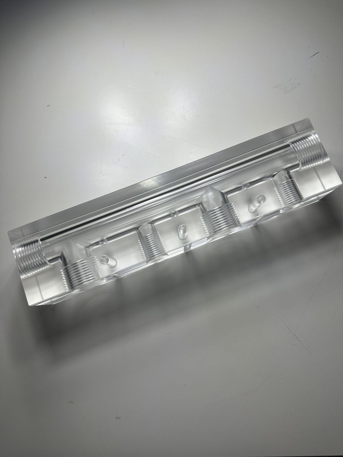 1” Crystal Clear 4 Port Manifold