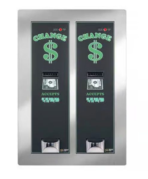 American Changer AC2221 Rear Load Dual Changer With MEI Validators