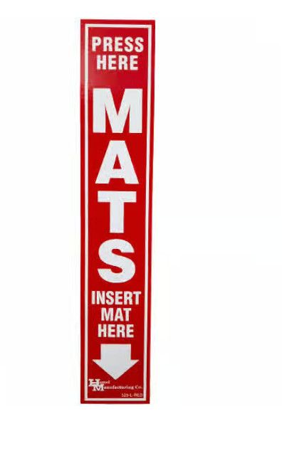 Mat Holder - Sticker (Red)
