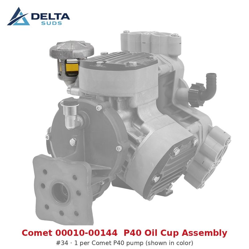 Comet P40 | [34] Oil Cup Assembly - APS 41 (00010-00144)