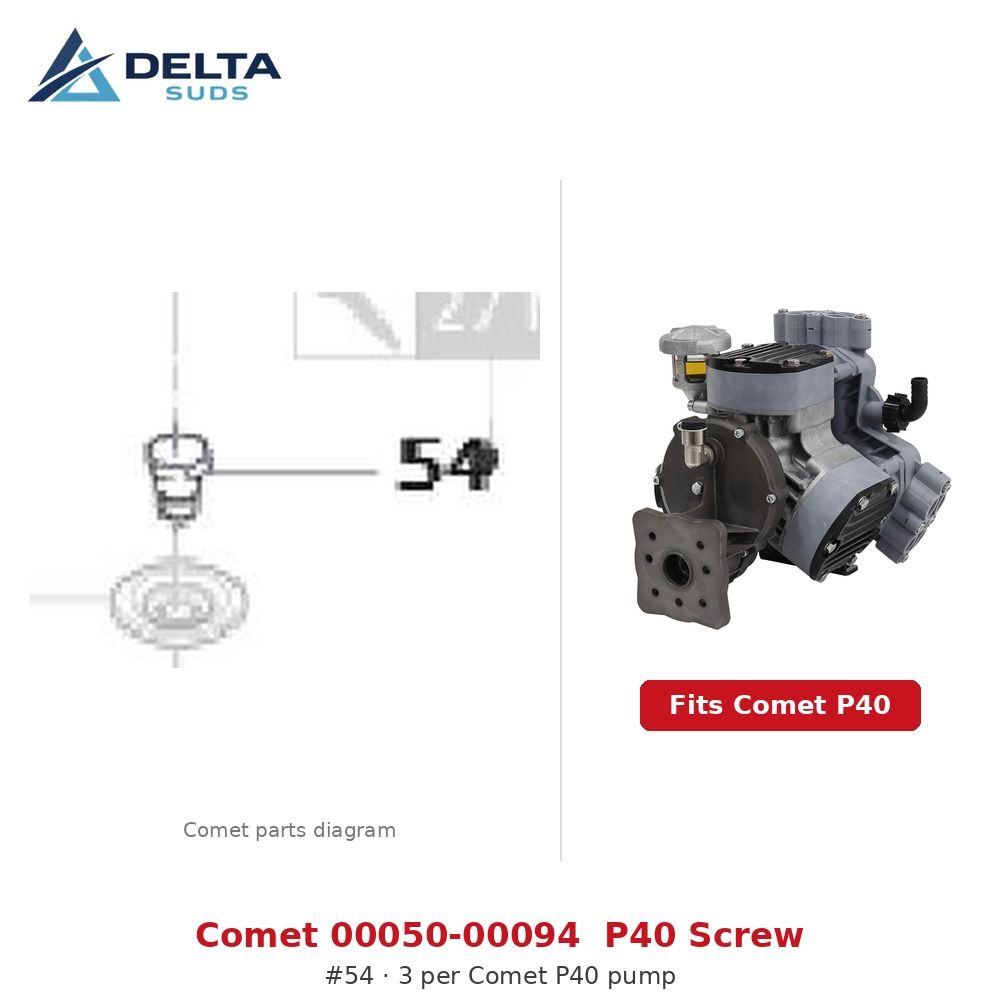 Comet P40 | [54] Screw (00050-00094)