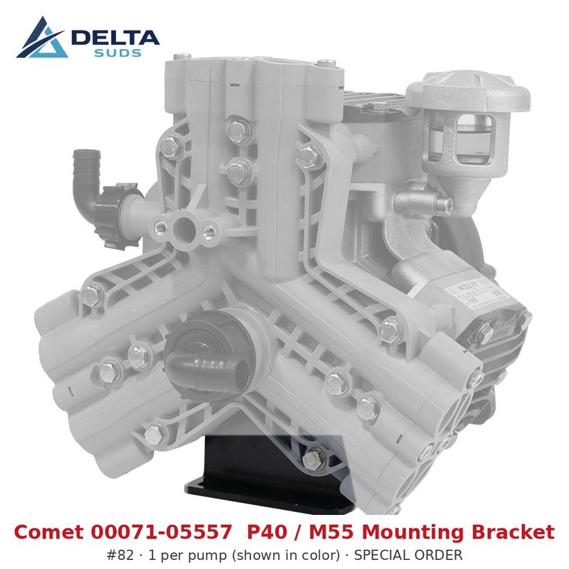 Comet P40 | [82] Mounting Bracket - Special Order (00071-05557)