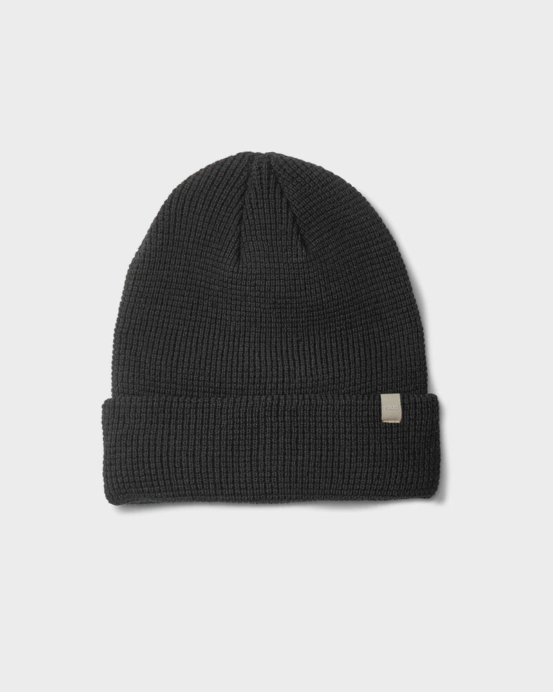 Alpine Waffle Beanie, Colour: BLK