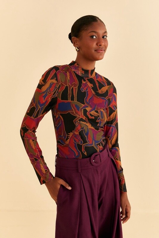 Tulle Blouse