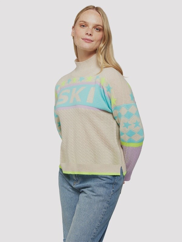 Alpine Ski Mock Neck
