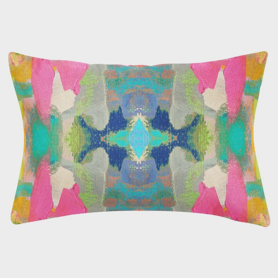 Pink Paradise Lumbar Pillow 14 x 20