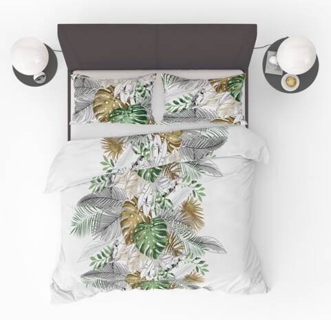 Dekbedovertrek Refined Bedding Jungle Sketch