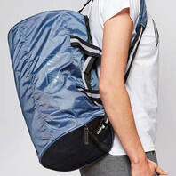 Rugzak-sporttas Duffelbag Jim  Zwart en Blauw