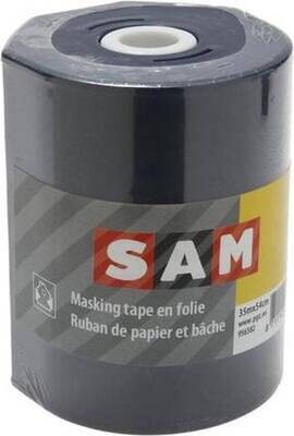 Afplaktape en afdekfolie in 1