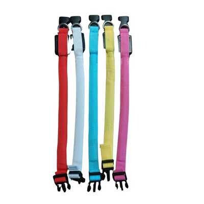 halsband met licht effen