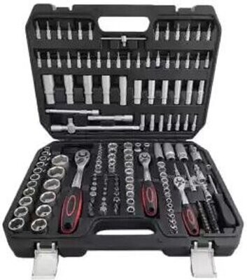 Doppenset F Tools 171-delig Chroom Vanadium Staal