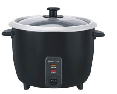 HomeStar Rijstkoker 1000 watt 2.8 liter inclusief uitneembare binnenpan en warmhoudfunctie.