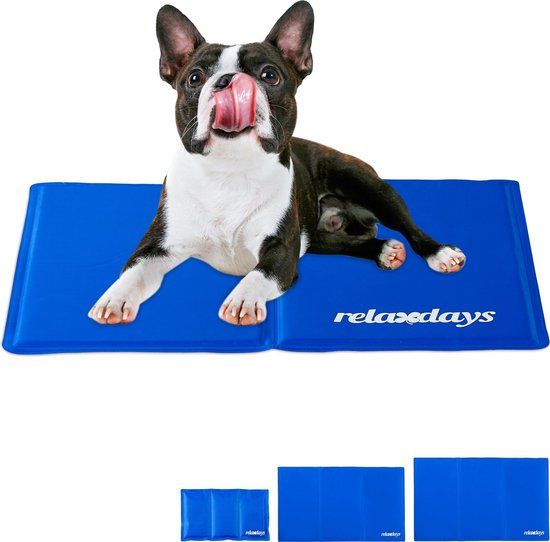 Koelmat hond - verkoeling - met gel - 40 x 50 cm - blauw