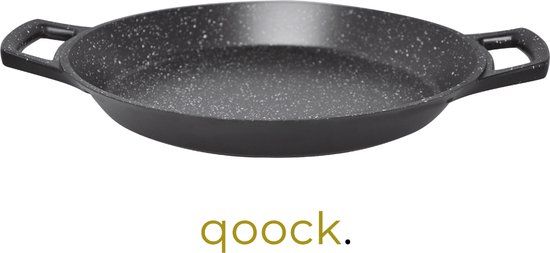 Cheffinger© | XL Paella pan | Ø36cm | Alle warmtebronnen | Marble Coating | Inductie