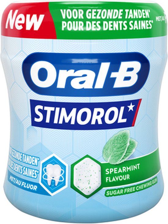 Stimorol | Oral-B | Spearmint | 1 x 76.5 gram  tht 08-2026