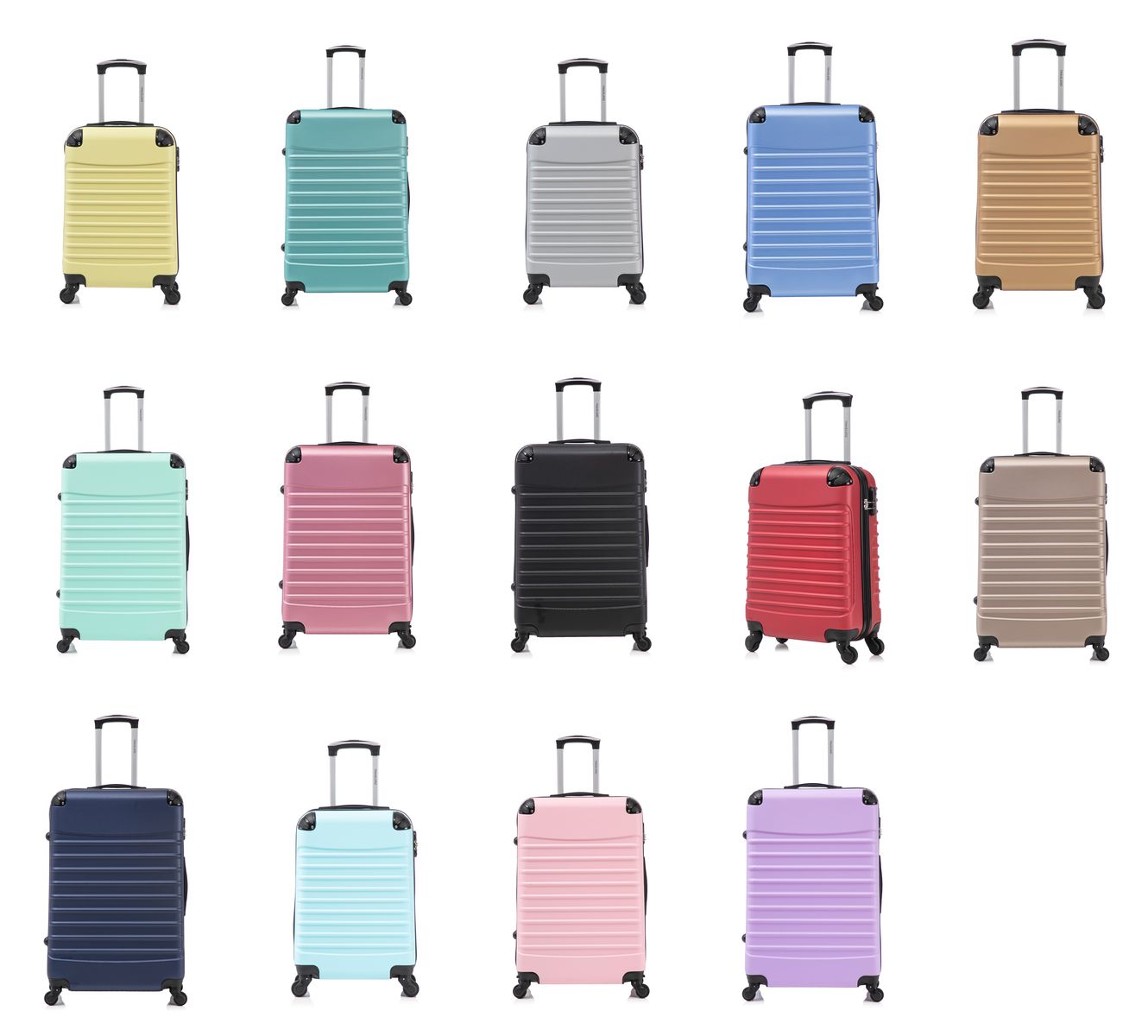 Koffers los Travelerz Rome - Koffer - Handbagage 39L + Ruimbagage 65 en 90 Liter - verkrijgbaar in 16 verschillende kleuren