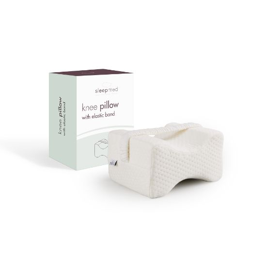 Ergonomisch Knie- en Beenkussen met Band – Comfortabel Slaapkussen voor een Betere Nachtrust