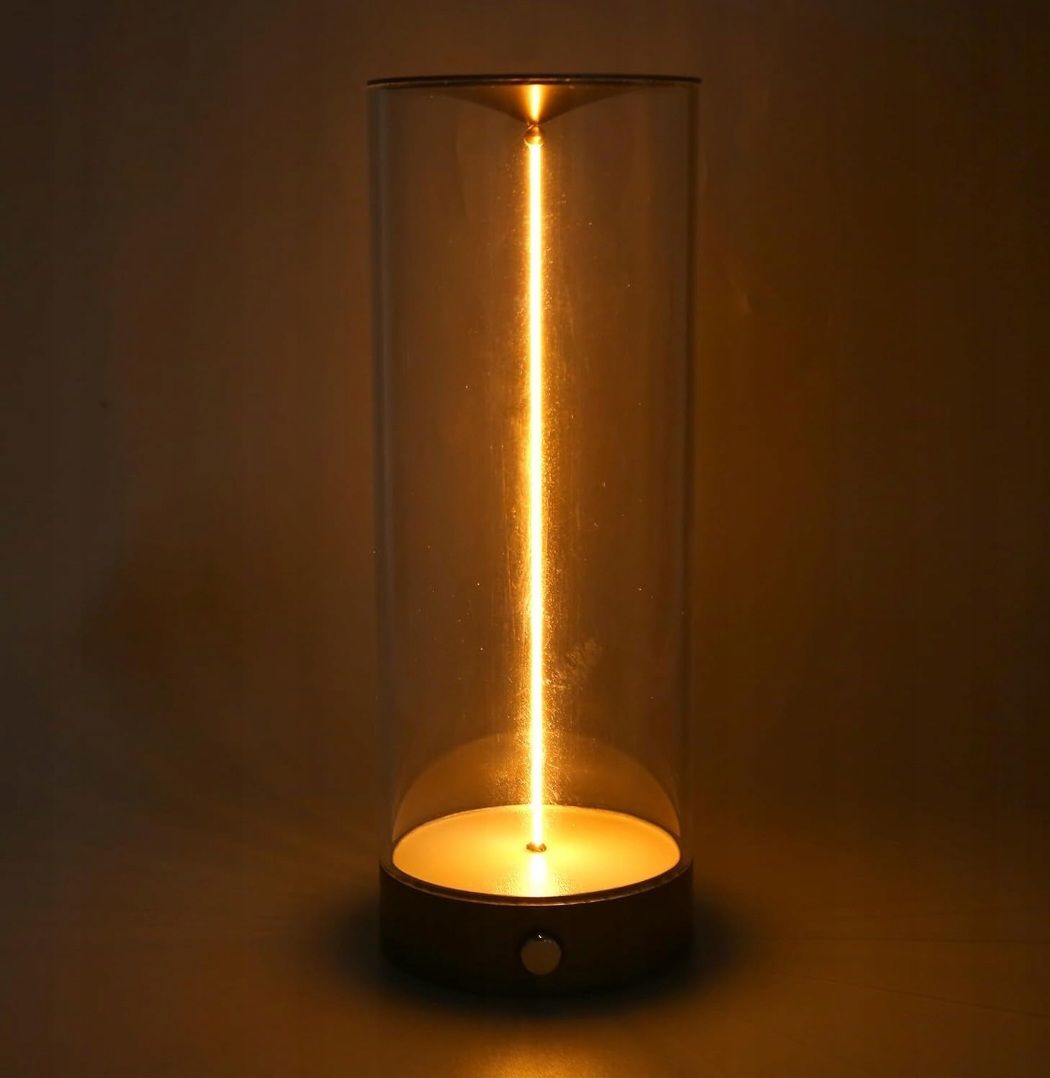 Minimalistische Dimbare LED Tafellamp – Touch-bediening - Flexibel filament - Ademend lichteffect - USB-C oplaadbaar